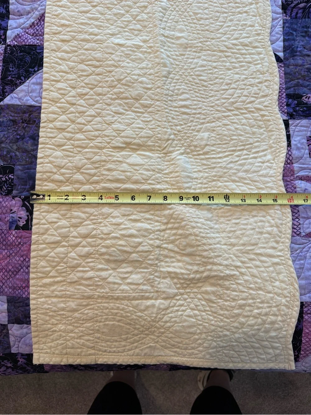 Classic Yellow Quilted Window Valance - Neutral Home Accents